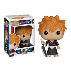 10CM Funko POP Bleach Ichigo 59# Anime PVC Figure Toy