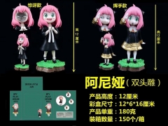 2 Styles 12CM SPY×FAMILY Anya Forger Bond Forger Can Change Head Anime PVC Figure Toy