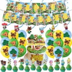 Animal Crossing: New Horizons For Birthday Party Decoration Anime Balloon Set