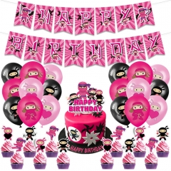 LEGO Ninjago: Masters of Spinjitzu For Birthday Party Decoration Anime Balloon Set