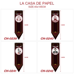 4 Styles 40x145CM La Casa de Papel/Money Heist Hot Sale Flag Anime Decoration Flag (No Flagpole)