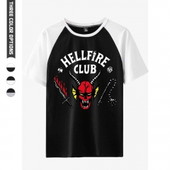 TX14-拼肩短袖 怪物奇语