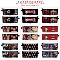 10 Styles La Casa de Papel/Money Heist Cartoon  Anime Pencil Bag