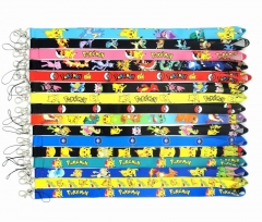 16 Styles Pokemon Cartoon Anime Phone Strap Lanyard