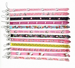 12 Styles Hello Kitty Cartoon Anime Phone Strap Lanyard