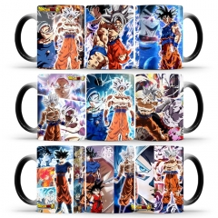 外贸Dragon Ball Super龙珠超变色马克杯陶瓷热敏创意咖啡水杯子