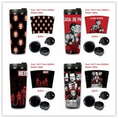 6 Styles La Casa de Papel Cartoon Anime Water Cup