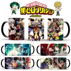 外贸my hero academia我的英雄学院变色马克杯陶瓷遇热咖啡水杯子