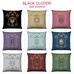 12 Styles Black Clover Cartoon Pattern Anime Pillow (45*45CM)