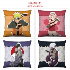 4 Styles Naruto Cartoon Pattern Anime Pillow (45*45CM)