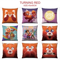 11 Styles Turning Red Cartoon Pattern Anime Pillow (45*45CM)