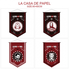 7 Styles 90x60CM La Casa de Papel/Money Heist  Hot Sale Flag Anime Decoration Flag