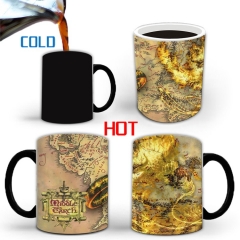 Lord of the rings 指环王魔戒 变色马克杯陶瓷热感温咖啡水杯子