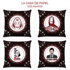 7 Styles La Casa de Papel /Money Heist Cartoon Pattern Anime Pillow (45*45CM)