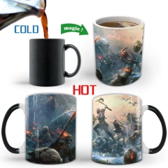 God of War 战神5 变色马克杯 创意游戏周边陶瓷热感温咖啡水杯子