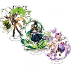 3 Styles Genshin Impact Anime Acrylic Standing Plates