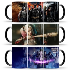 跨境新款joker2019小丑系列变色马克杯陶瓷热敏魔术咖啡水杯子