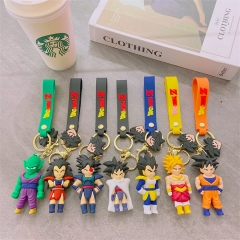 7 Styles Dragon Ball Z Cartoon Anime Figure Keychain