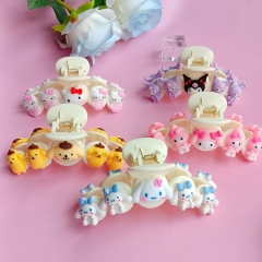 17 Styles My Melody Cinnamoroll Kuromi Cute Anime Hair Claw Hairpin