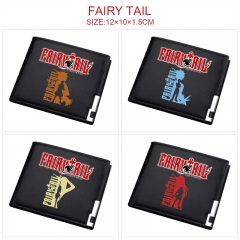 6 Styles Fairy Tail Cartoon Pattern PU Coin Purse Anime Wallet