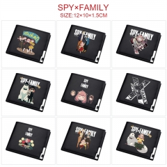 18 Styles Spy×Family Cartoon Pattern PU Coin Purse Anime Wallet