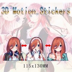 TQQ-01 五等分的新娘 3D渐变车贴