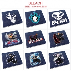 12 Styles Bleach Cartoon Pattern PU Coin Purse Anime Wallet