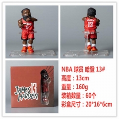 13CM Q Version NBA Star James Harden #13 Anime PVC Figures
