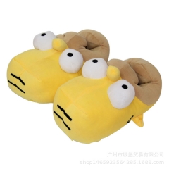 全包辛普森 毛绒拖鞋