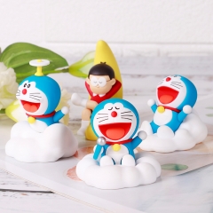 特价正版盲盒哆啦A梦夜游星空系列卡通大雄手办玩具可爱公仔车载