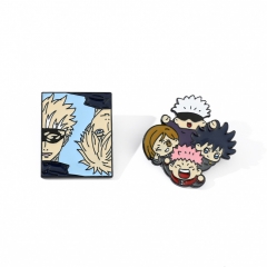 2 Styles Jujutsu Kaisen Alloy Pin Anime Brooch
