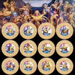 圣斗士星矢 纪念币金属工艺品纪念币礼盒套装动漫