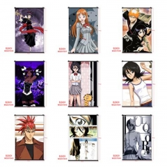 (60*90cm) 45 Styles Bleach Cosplay Cartoon Wall Scrolls Anime Wallscrolls