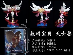 GD 数码宝贝 天女兽 进化链共鸣 盒装手办 高36cm 一箱8个