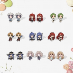 9 Styles The Quintessential Quintuplets Shrinky Dinks Earrings Anime Plastic Earrings