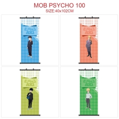40*102CM 4 Styles Mob Psycho 100 Cartoon Wallscrolls Waterproof Anime Wall Scroll