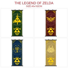 40*102CM 6 Styles The Legend Of Zelda Cartoon Wallscrolls Waterproof Anime Wall Scroll