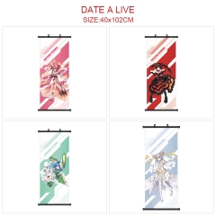 40*102CM 6 Styles Date A Live Cartoon Wallscrolls Waterproof Anime Wall Scroll