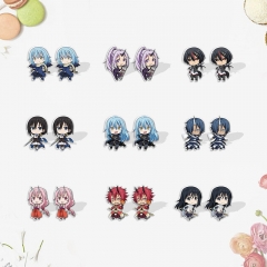 10 Styles That Time I Got Reincarnated as a Slime Shrinky Dinks Earrings Anime Plastic Earrings