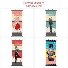 40*102CM 6 Styles SPY×FAMILY Cartoon Wallscrolls Waterproof Anime Wall Scroll