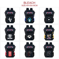 13 Styles Bleach USB Charging Laptop Canvas School Bag for Student Anime Backpack