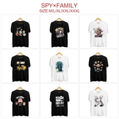 15 Styles Spy x Family Color Printing Anime T Shirt