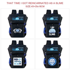 8 Styles That Time I Got Reincarnated as a Slime USB Charging Laptop Canvas School Bag for Student Anime Backpack
