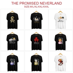 10 Styles The Promised Neverland Color Printing Anime T Shirt