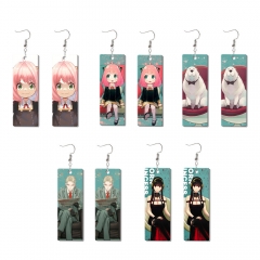 5 Styles SPY×FAMILY Cartoon Cosplay Acrylic Anime Earring