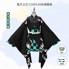 Demon Slayer: Kimetsu no Yaiba Cos Kamado Tanjirou Anime Costume Set