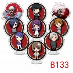(9PCS/SET) 6CM Tokyo Ghoul Acrylic Anime Standing Plates