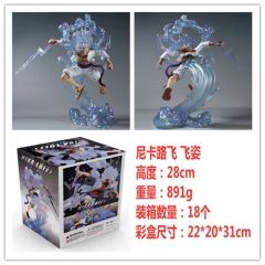 GK 海贼王 五档 尼卡路飞 太阳神路飞 手办 一件18个 891克 22X20X31厘米