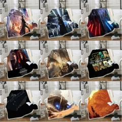35 Styles 2 Sizes Star War Movie Double Layer Anime Blanket