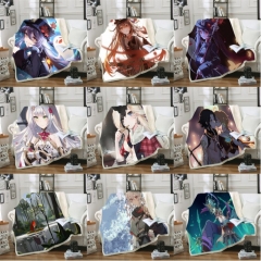 40 Styles 2 Sizes Genshin Impact Game Double Layer Anime Blanket